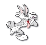 Bugs Bunny Neener Neener Die-cut Vinyl Decal / Sticker ** 4 Sizes **