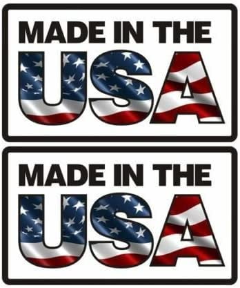 Made in USA Flag  Vinyl Die-Cut Decal / Sticker ** 4 Sizes **