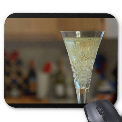Wine Glasses Collage Mouse Pad 9.25