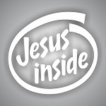Jesus Inside Die-Cut Decal **  Sizes ** 