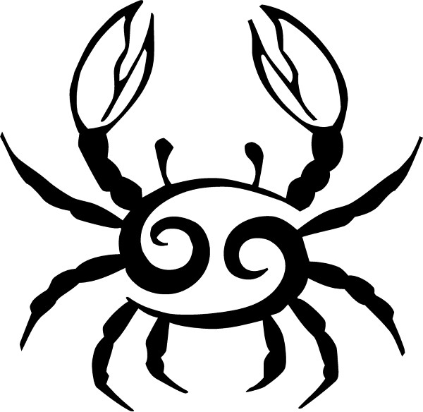 Cancer Zodiac Sign Die-Cut Decal / Sticker ** 4 Sizes **