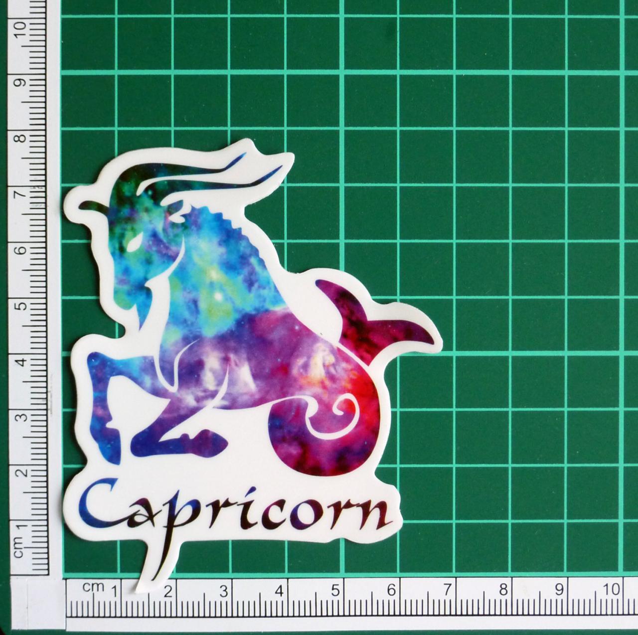 Capricorn Zodiac Sign Die-Cut Decal / Sticker ** 4 Sizes **