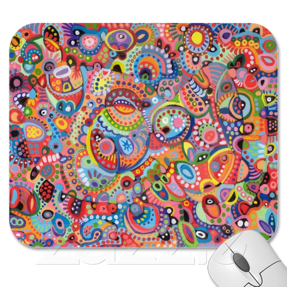 Aboriginal Rock Art Mouse Pad 9.25