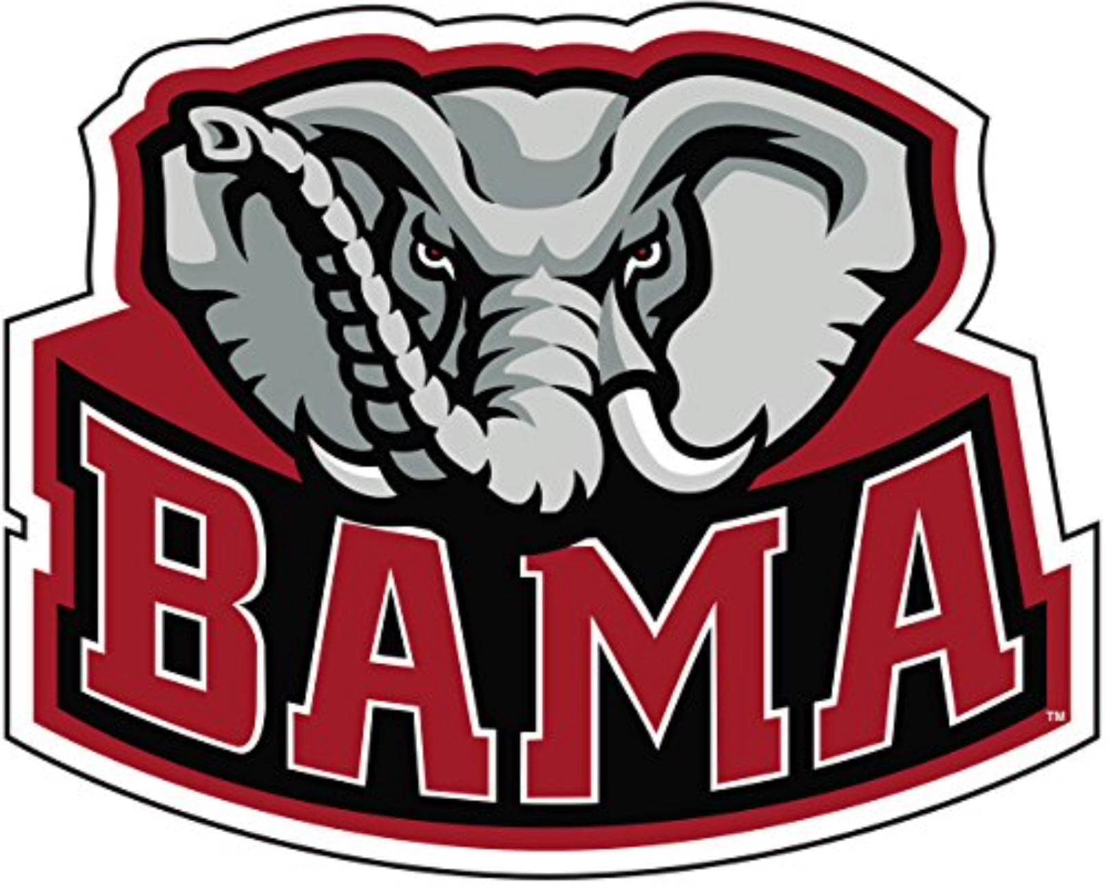 Alabama Crimson Tide (Letters) Die-Cut Decal ** 4 Sizes **