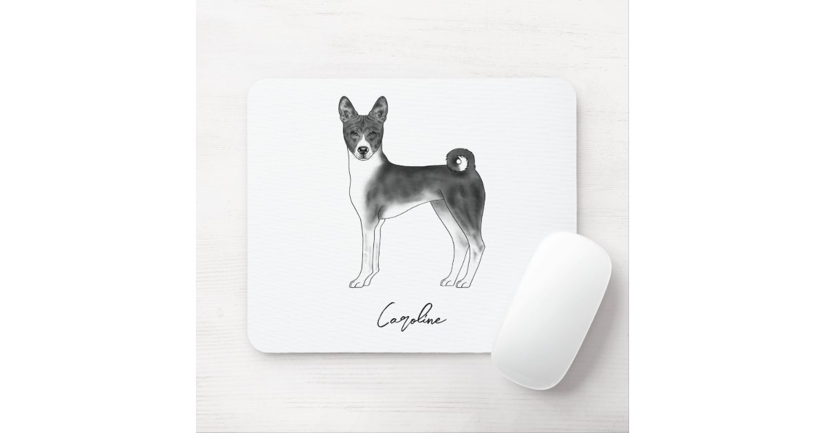 Basenji Mouse Pad 9.25" X 7.75" 