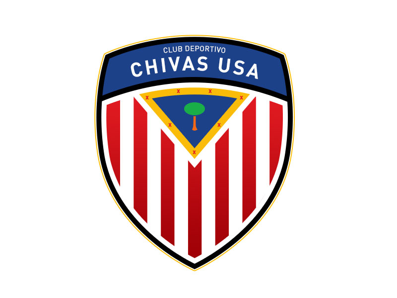 Chivas USA MLS Soccer USA Vinyl Die-cut Decal / Sticker ** 3 Sizes **