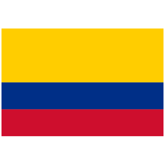 Colombia Flag  Vinyl Die-Cut Decal / Sticker ** 4 Sizes **