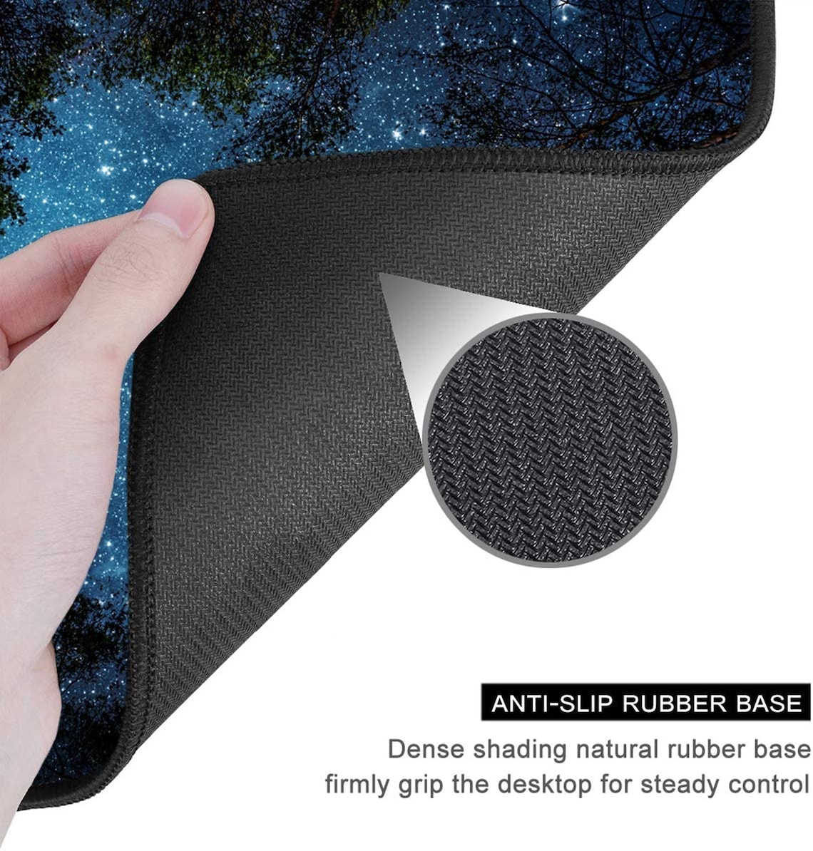 brand new non-slip neoprene based mouse pad & coaster 