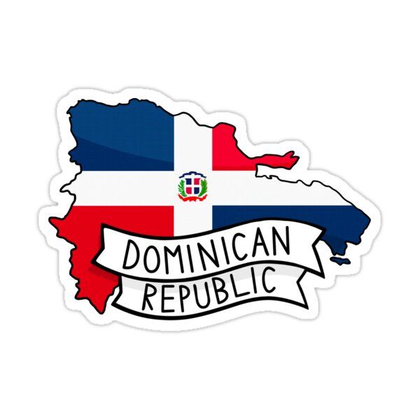 Dominican Republic Vinyl Die-Cut Decal / Sticker ** 4 Sizes **
