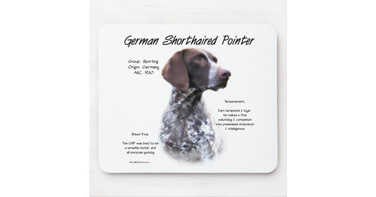 German Shorthaired Pointer w/ Pheasant Mouse Pad 9.25