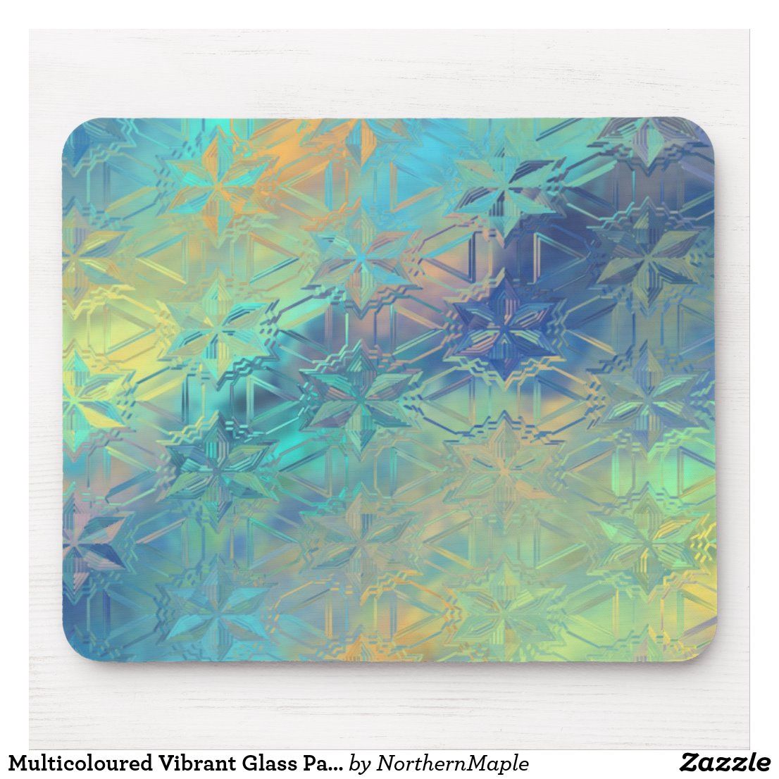 Glass Art Mouse Pad 9.25