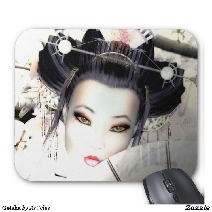 Japanese Geisha Mouse Pad 9.25