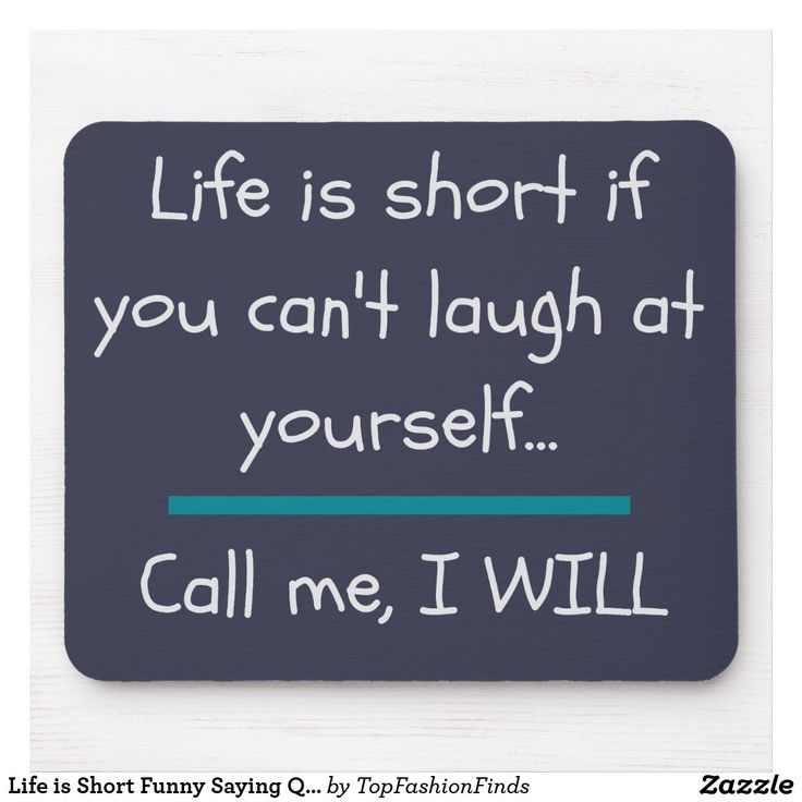 Life Is Short Mouse Pad 9.25