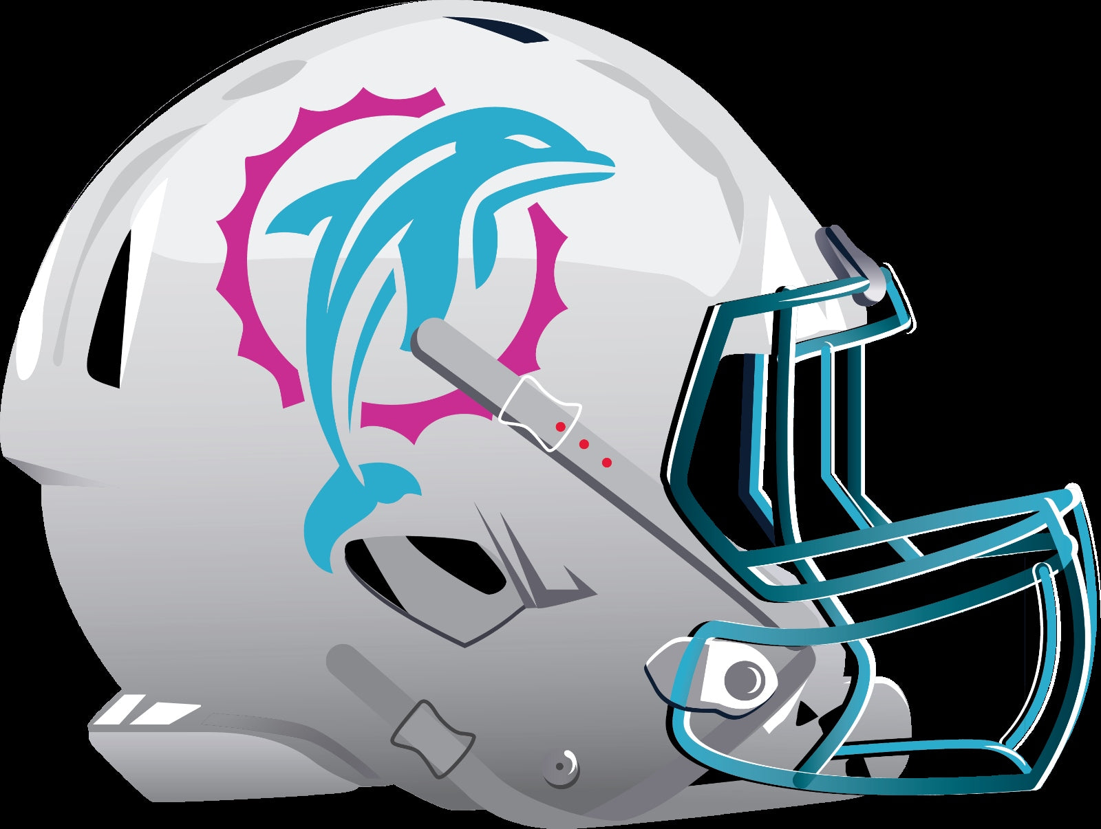 miami dolphins new helmets