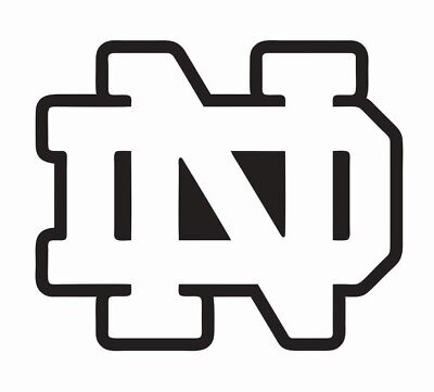 Notre Dame Fightin' Irish (F) Vinyl Die-Cut Decal / Sticker ** 4 Sizes **