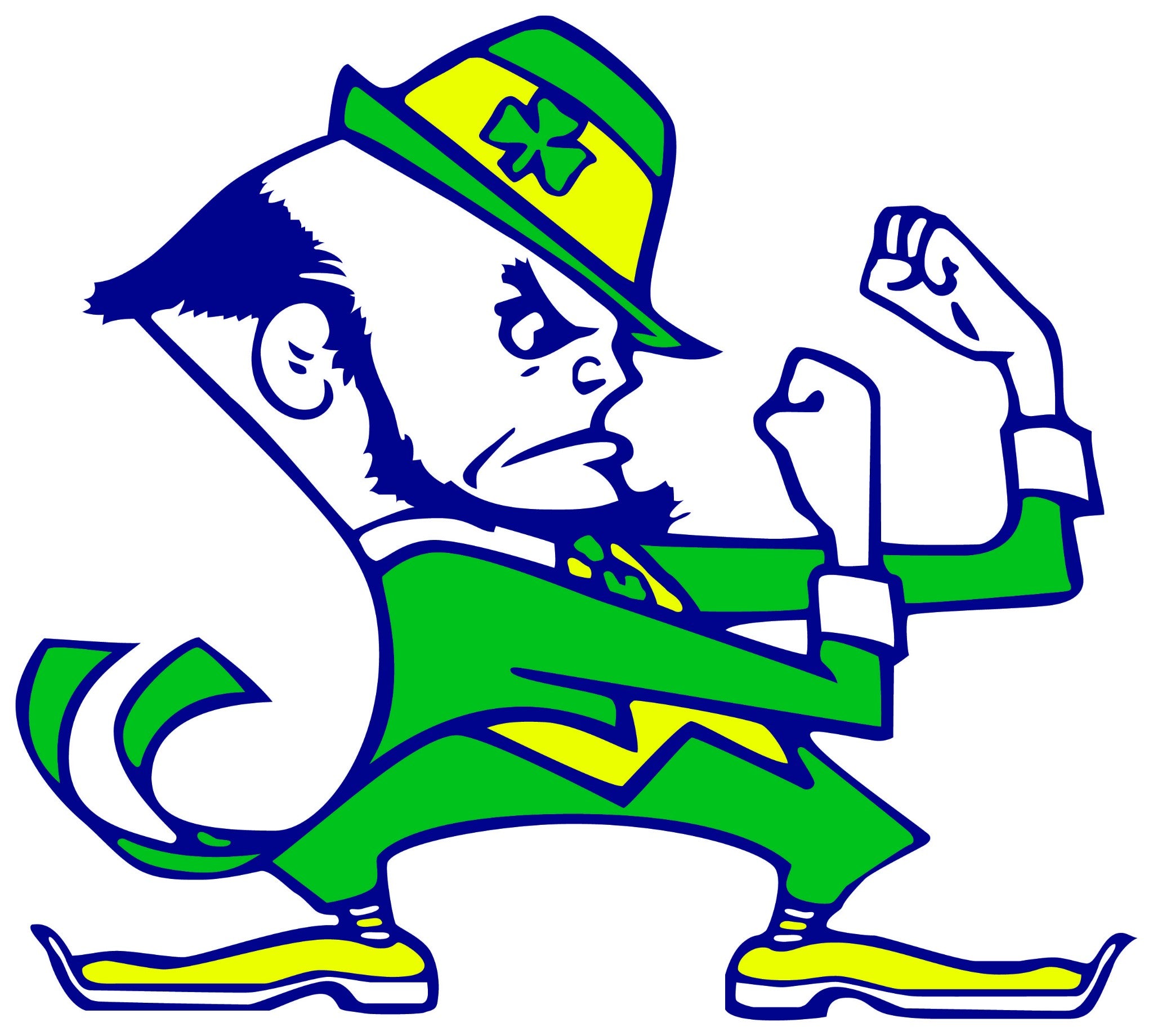 Notre Dame Fightin' Irish (G) Vinyl Die-Cut Decal / Sticker ** 4 Sizes **