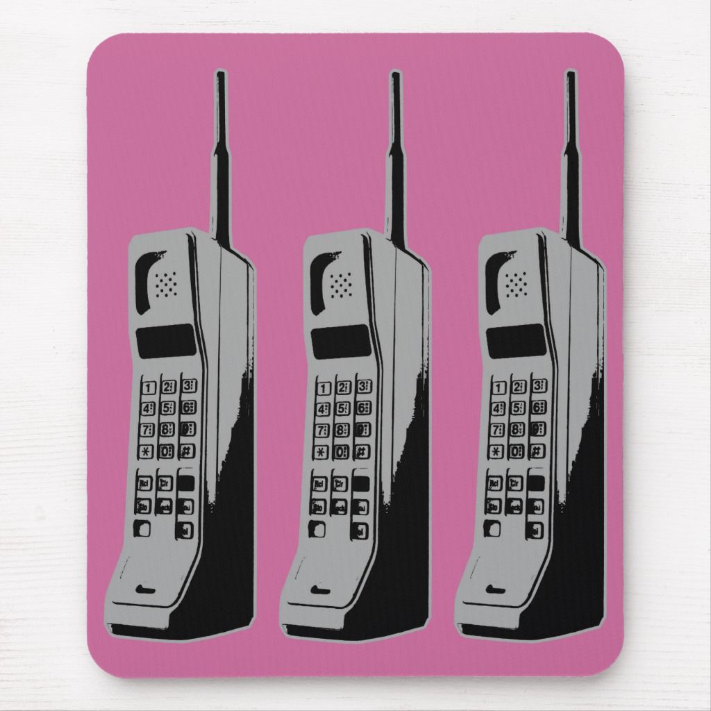 Retro Phone Mouse Pad 9.25