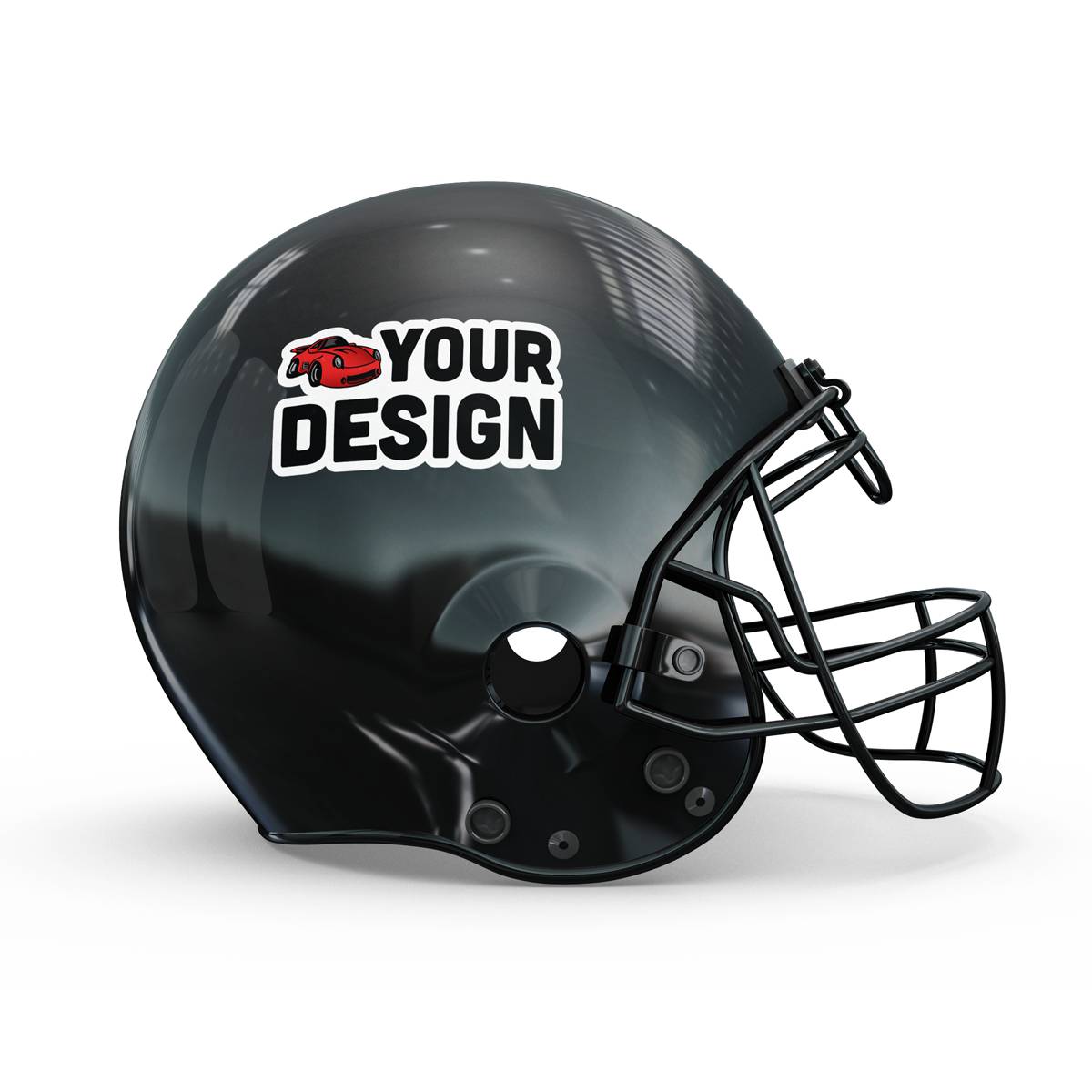 4" X 1" Helmet Decal 