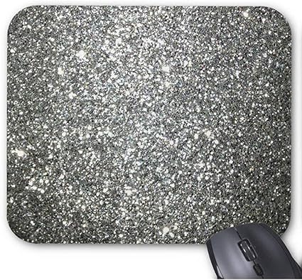 Silver Art Texture Mouse Pad 9.25