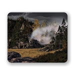 Steam Locomotive Mouse Pad 9.25