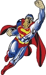 Superman (Silver) Die-cut Vinyl Decal / Sticker ** 4 Sizes **