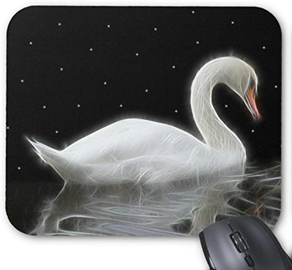 Swan Reflection Mouse Pad 9.25" X 7.75"
