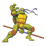 Teenage Mutant Ninja Turtles (Purple) Die-cut Vinyl Decal / Sticker ** 4 Sizes **