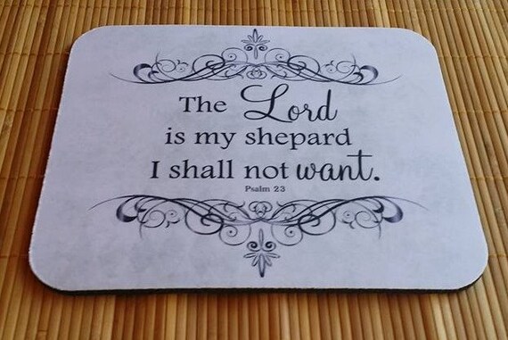 The Lord is My Shepherd Mouse Pad 9.25