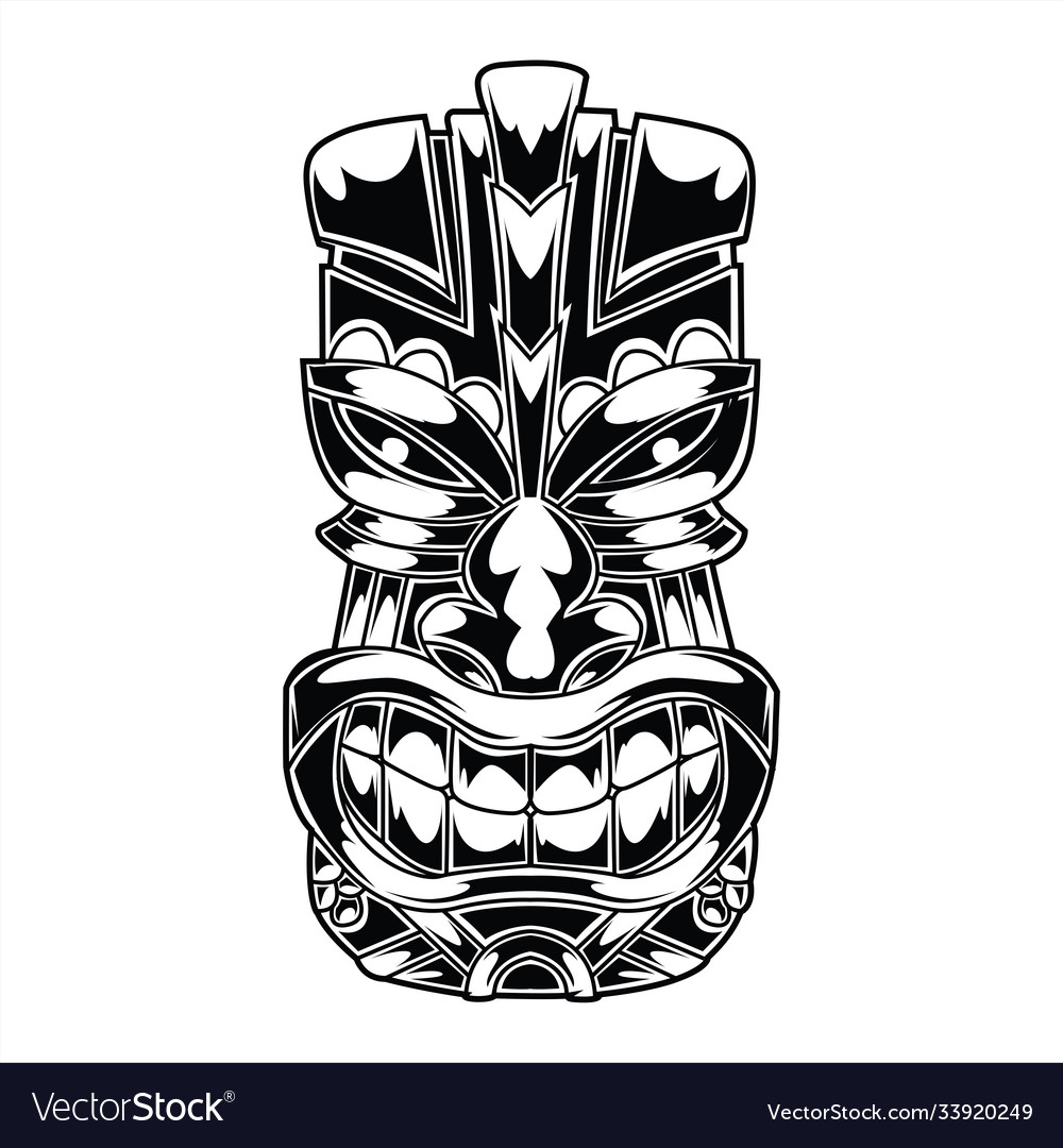 Tiki God Totem 3 Tattoo Die-cut Vinyl Decal / Sticker ** 4 Sizes **