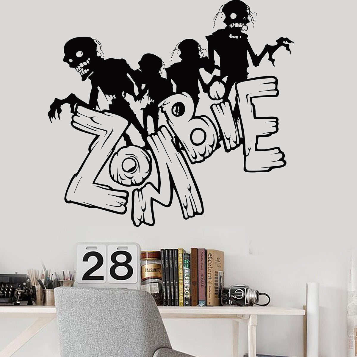 Zombie  Die-cut Vinyl Decal / Sticker ** 4 Sizes ** 