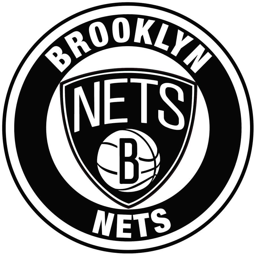 Brooklyn Nets (E) Vinyl Die-Cut Decal / Sticker ** 4 Sizes **