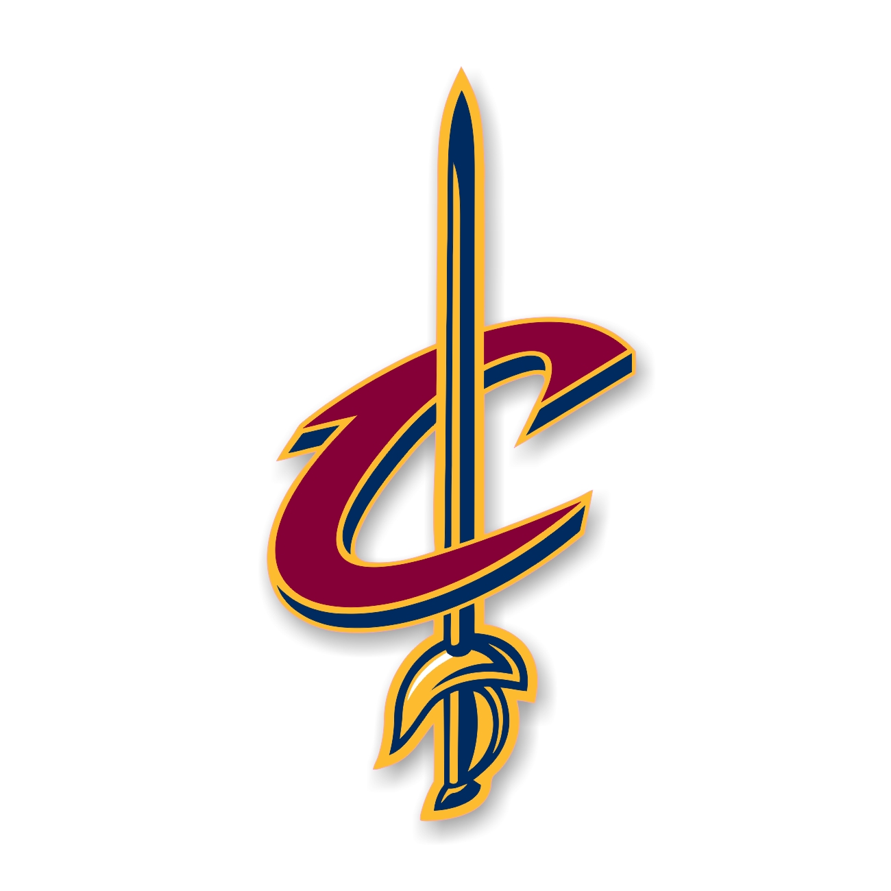 Cleveland Cavaliers (H) Vinyl Die-Cut Decal / Sticker ** 4 Sizes **