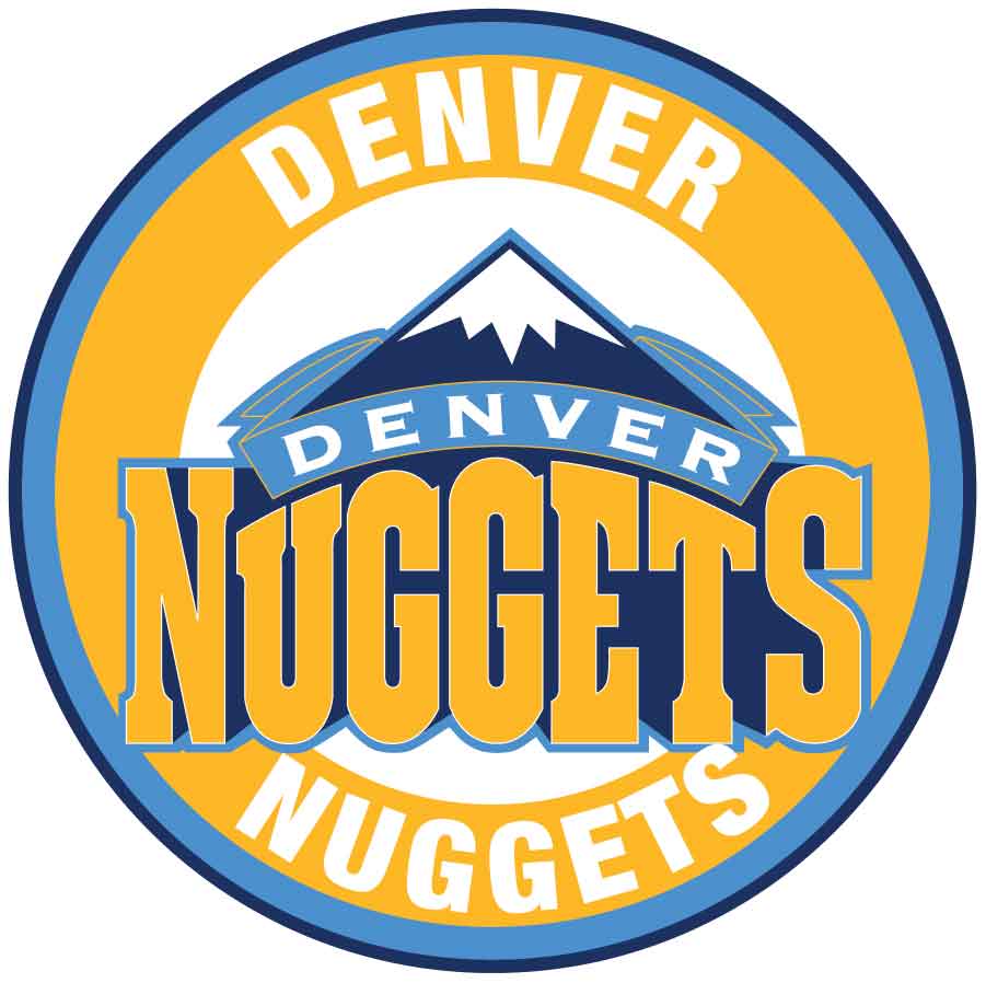 Denver Nuggets (G) Vinyl Die-Cut Decal / Sticker ** 4 Sizes **
