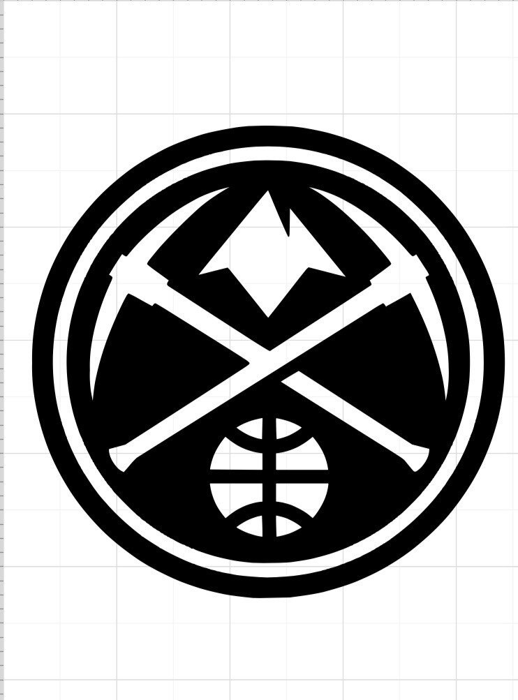 Denver Nuggets (H) Vinyl Die-Cut Decal / Sticker ** 4 Sizes **