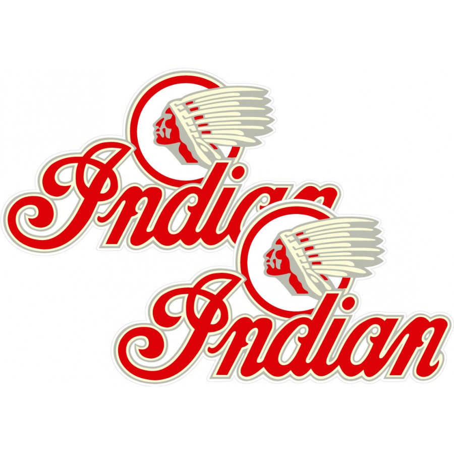 Indian Motorcycle Logo Vinyl Die-Cut Decal / Sticker ** 4 Sizes **