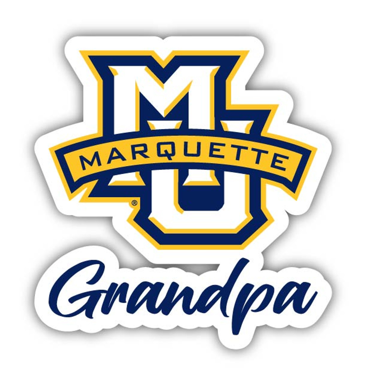 Marquette Golden Eagles (I) Vinyl Die-Cut Decal / Sticker ** 4 Sizes **