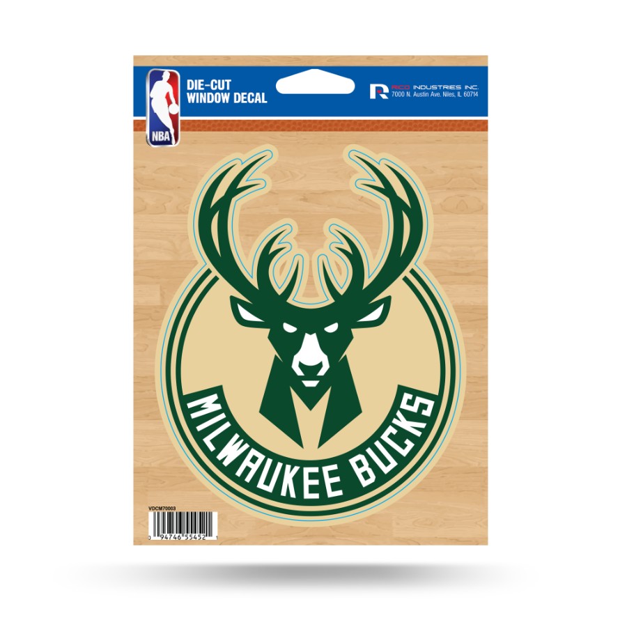 Milwaukee Bucks (C) Vinyl Die-Cut Decal / Sticker ** 4 Sizes **