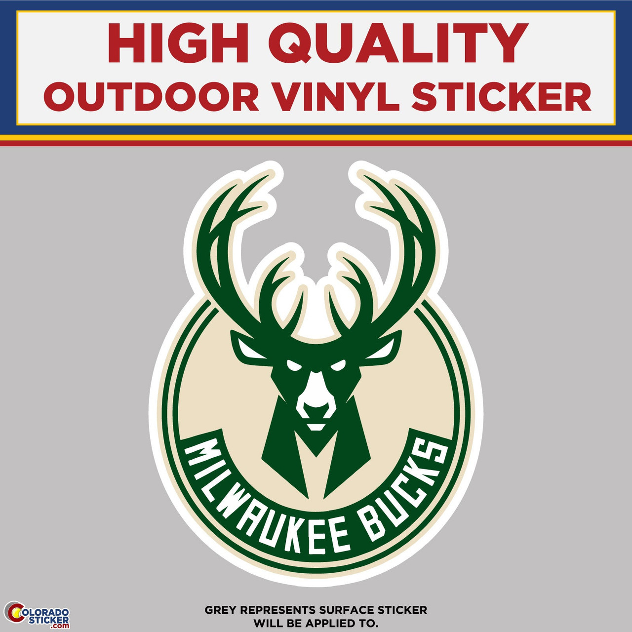 Milwaukee Bucks (D) Vinyl Die-Cut Decal / Sticker ** 4 Sizes **