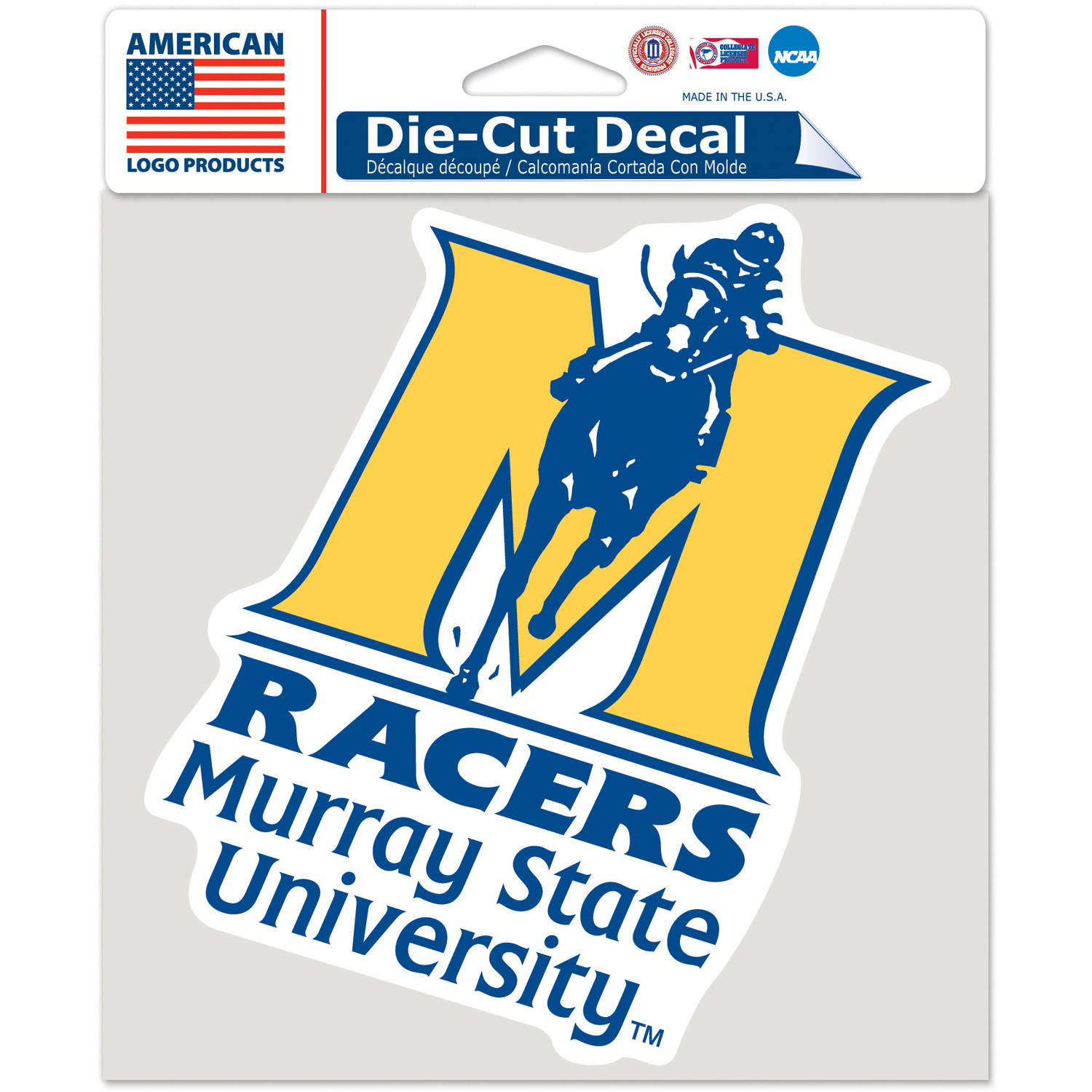 Murray State Racers (D) Vinyl Die-Cut Decal / Sticker ** 4 Sizes **