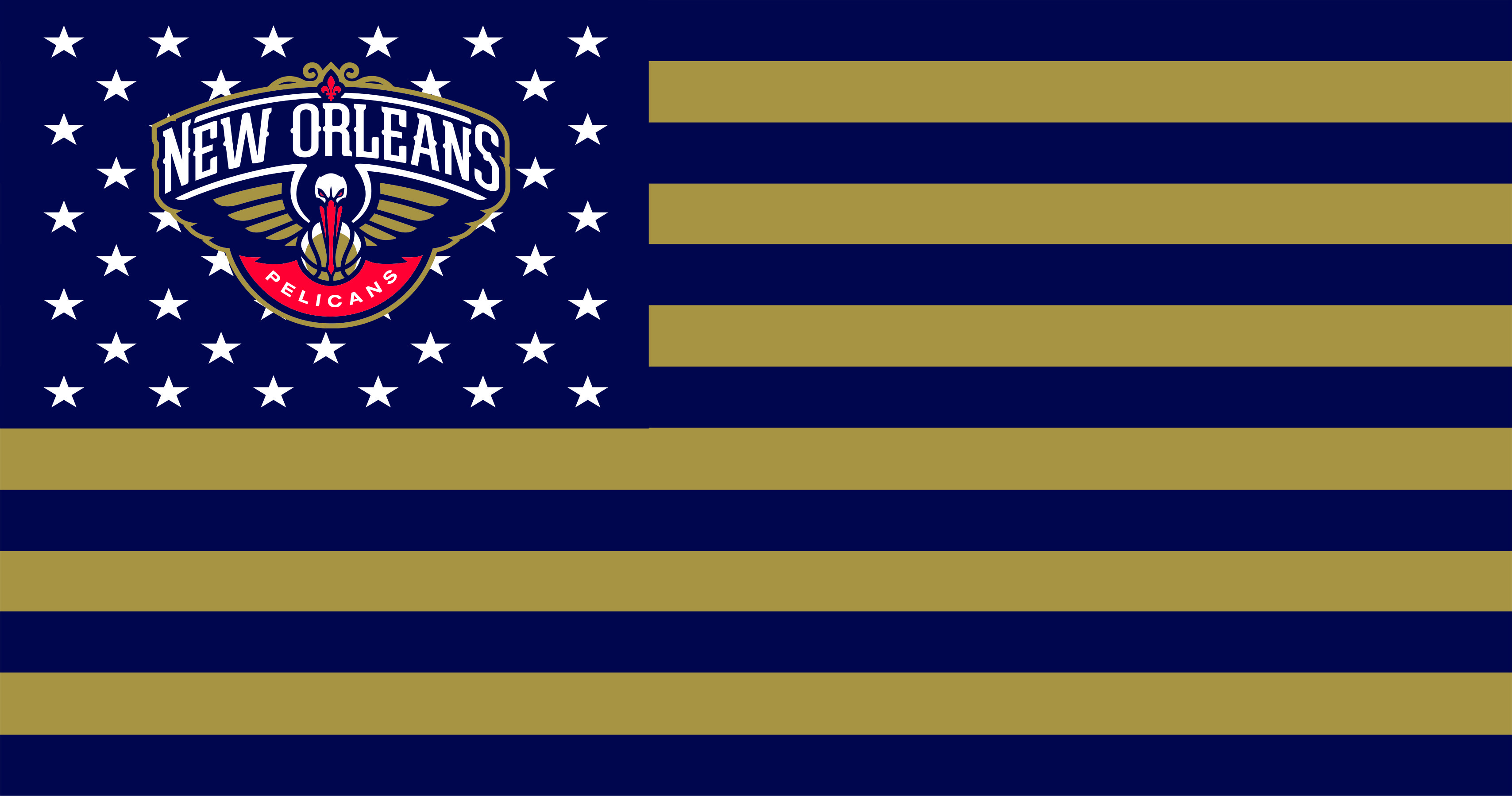 New Orleans Pelicans (B) Vinyl Die-Cut Decal / Sticker ** 4 Sizes **