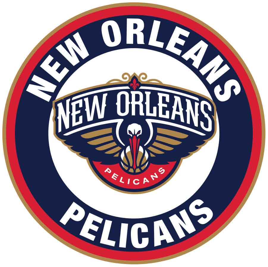 New Orleans Pelicans (C) Vinyl Die-Cut Decal / Sticker ** 4 Sizes **