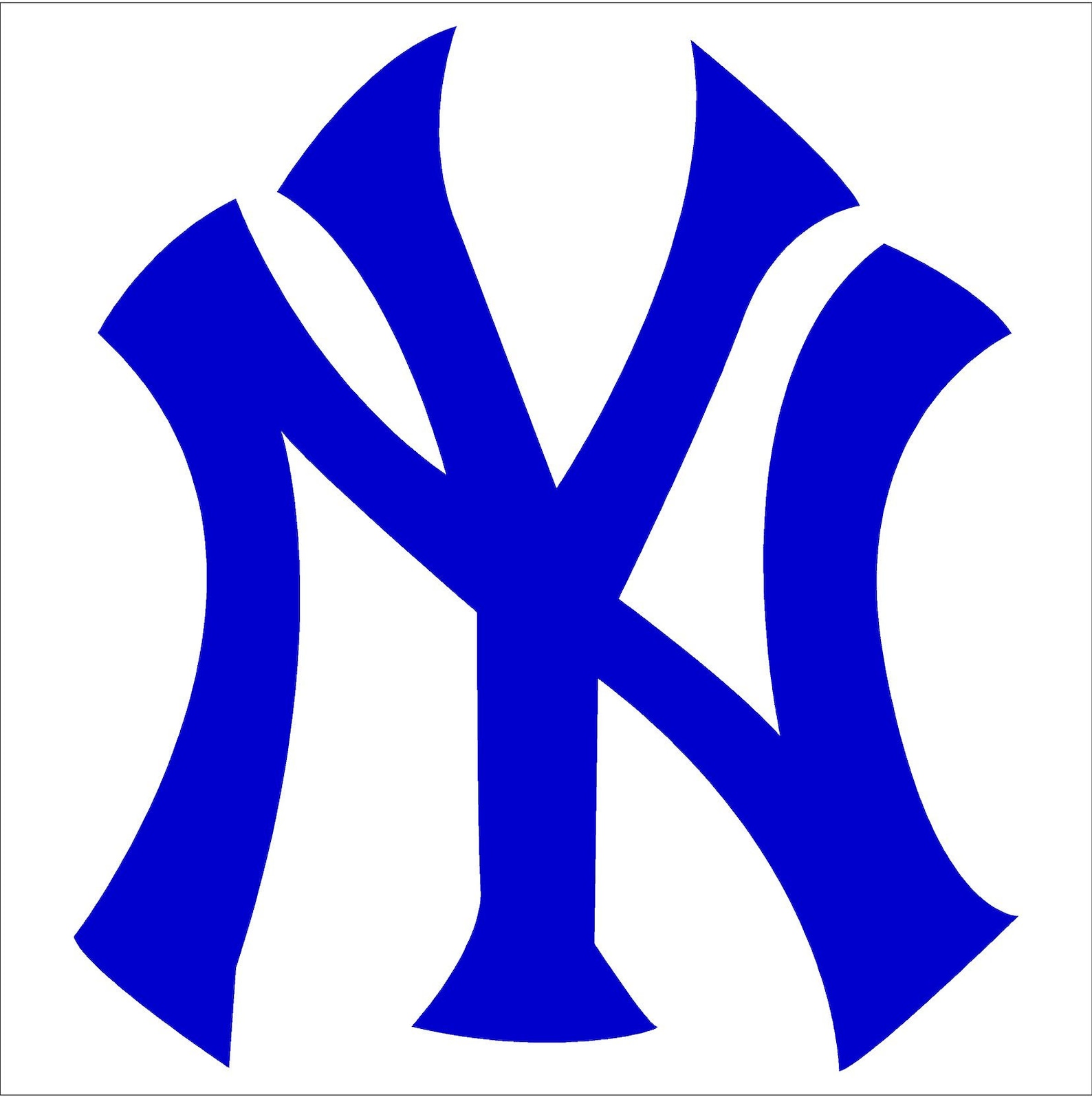 New York Yankees Style (E) Vinyl Die-Cut Decal / Sticker ** 4 Sizes ** 