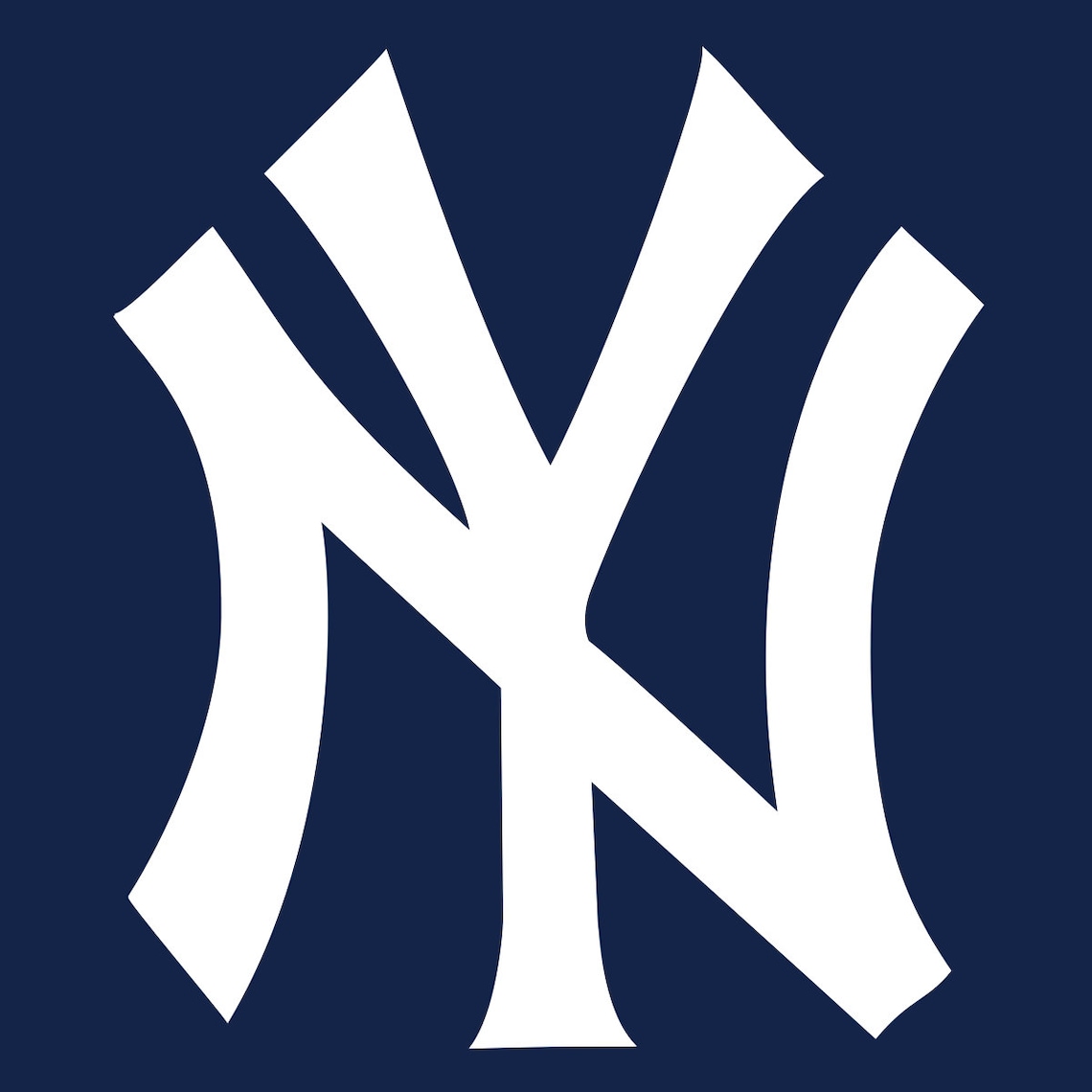 New York Yankees Style (F) Vinyl Die-Cut Decal / Sticker ** 4 Sizes **