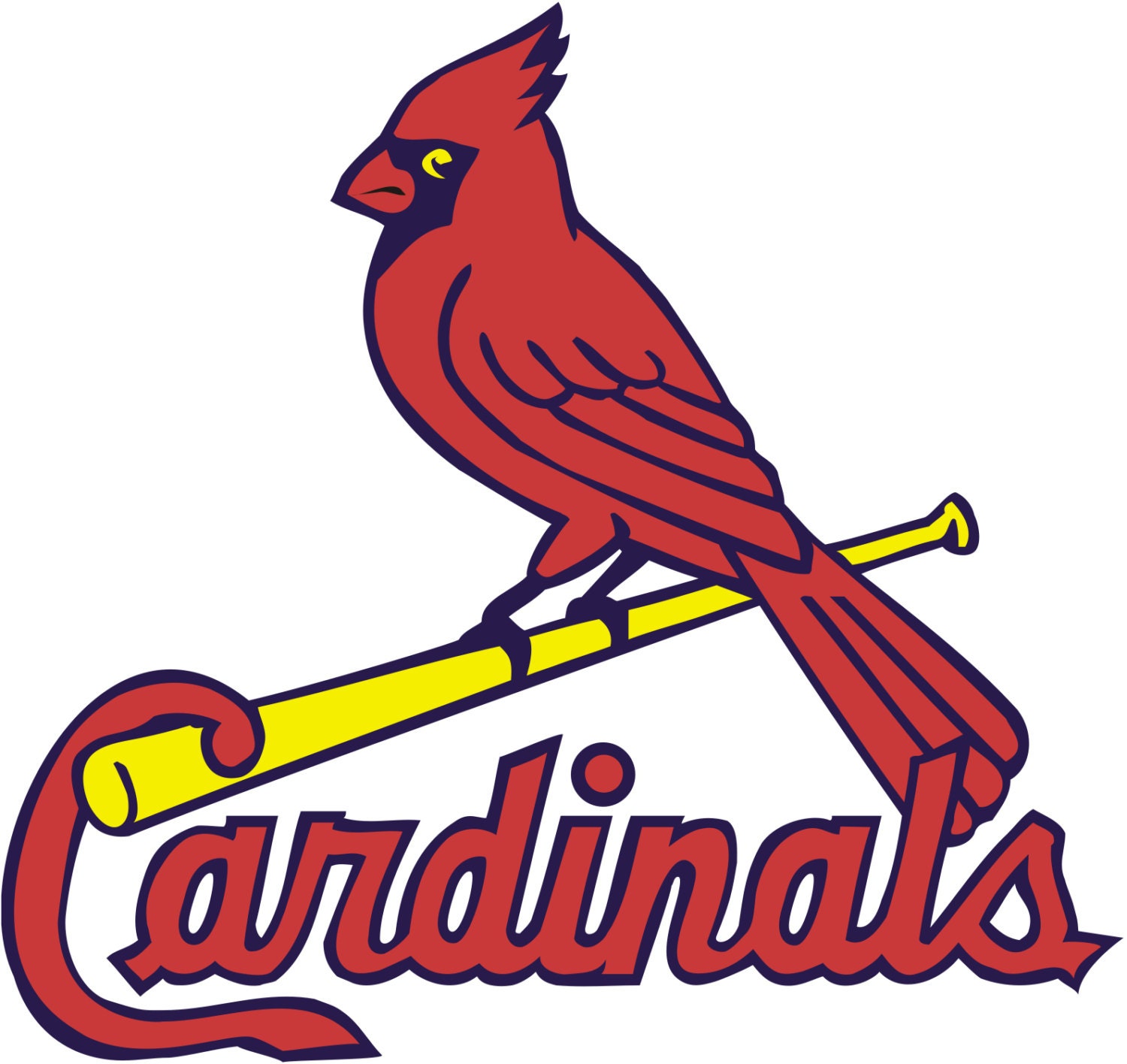 St. Louis Cardinals (double birds)  Vinyl Die-Cut Decal / Sticker ** 4 Sizes ** 