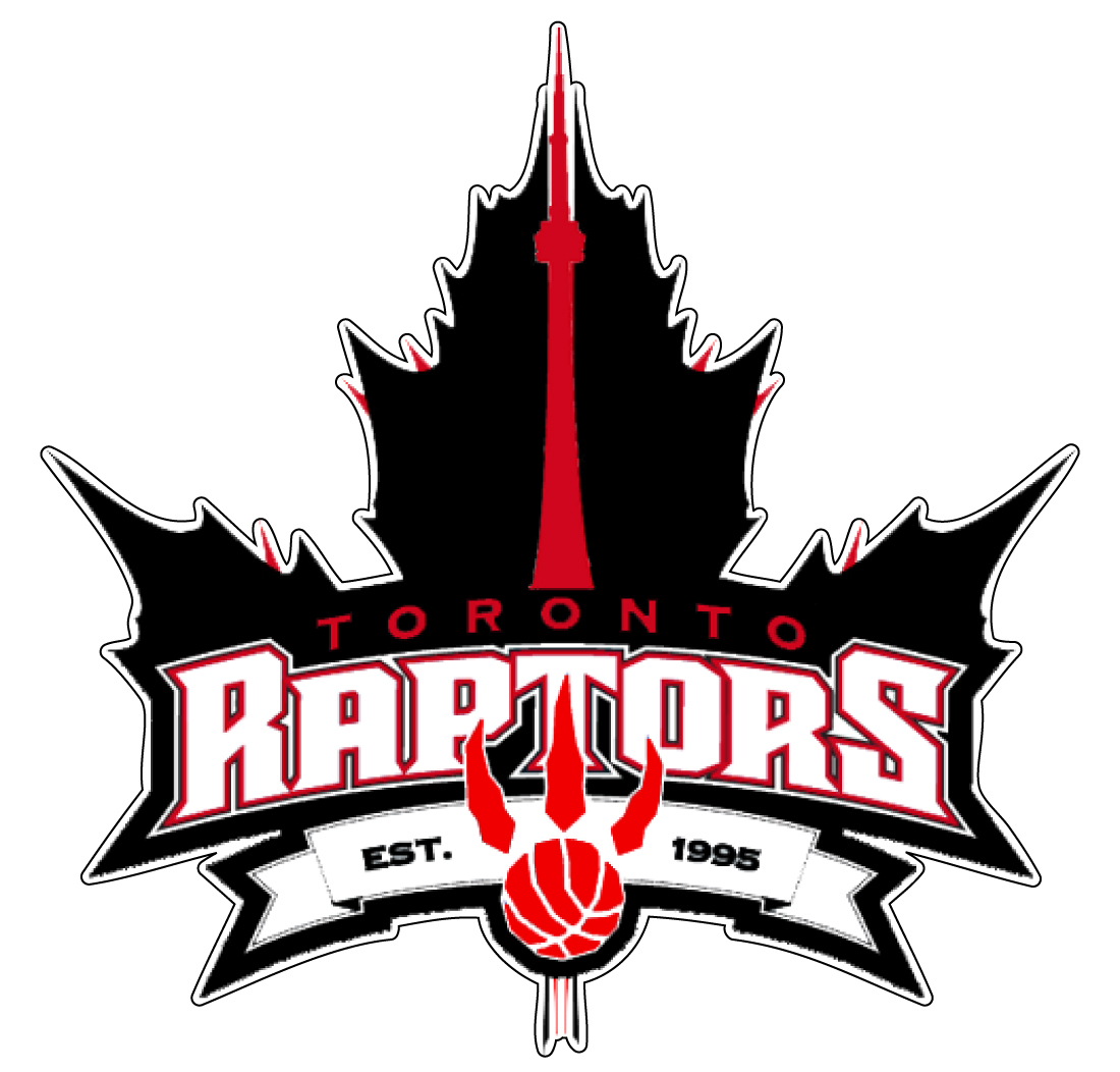 Toronto Raptors (B) Vinyl Die-Cut Decal / Sticker ** 4 Sizes **