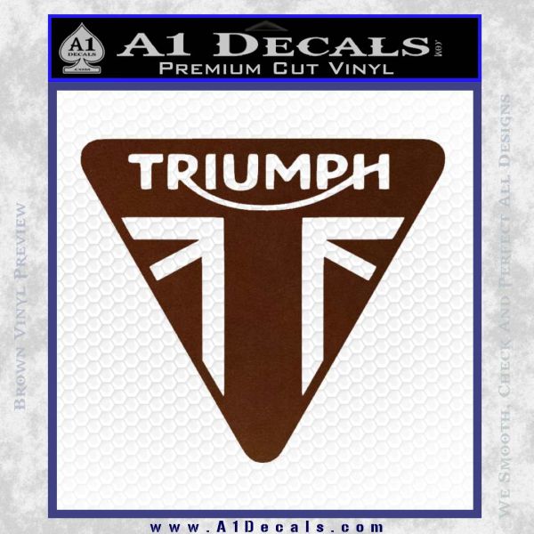 Triumph Motorcycle Logo Vinyl Die-Cut Decal / Sticker ** 4 Sizes **