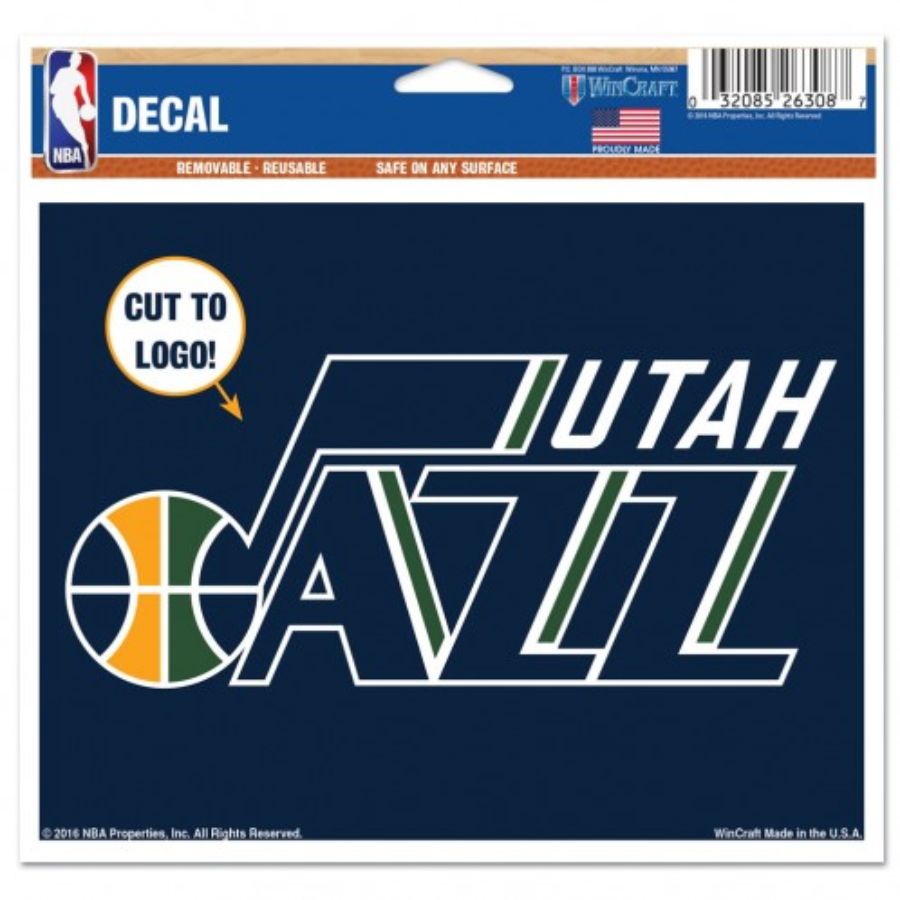 Utah Jazz (I) Vinyl Die-Cut Decal / Sticker ** 4 Sizes **