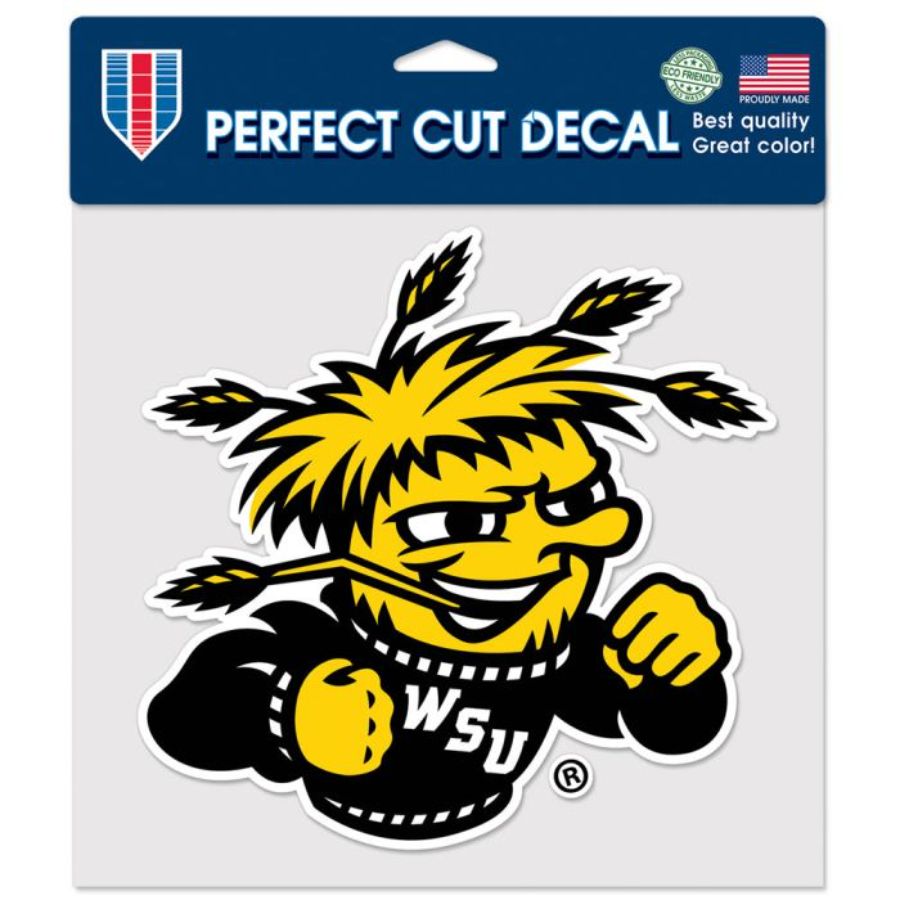 Wichita State Shockers (B) Vinyl Die-Cut Decal / Sticker ** 4 Sizes **