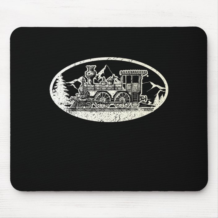 Vintage Steam Train Mouse Pad 9.25