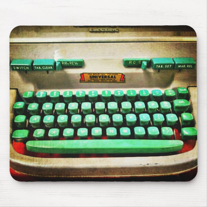 Vintage Typewriter Mouse Pad 9.25